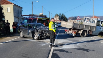 Lugar do accidente en Foncuberta (Garda Civil)