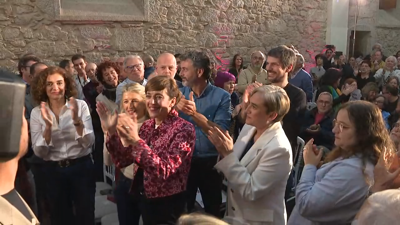 Ada Colau e Yolanda Díaz pechan campaña con Sumar Galicia