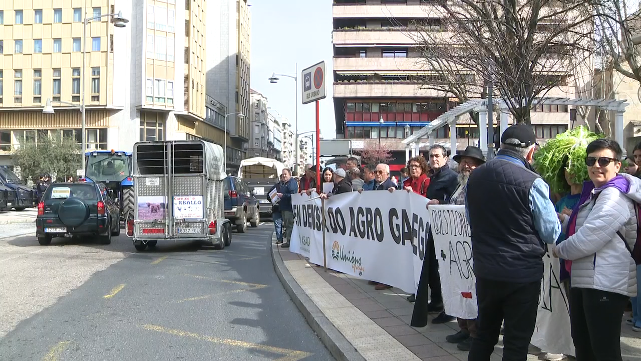 Imaxe da concentración convocada en Ourense