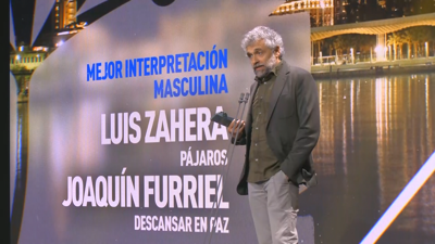 Luís Zahera non puido recoller persoalmente o premio