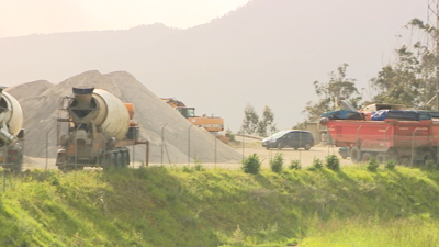 Canteira na que se produciu o accidente mortal no lugar Vilamor