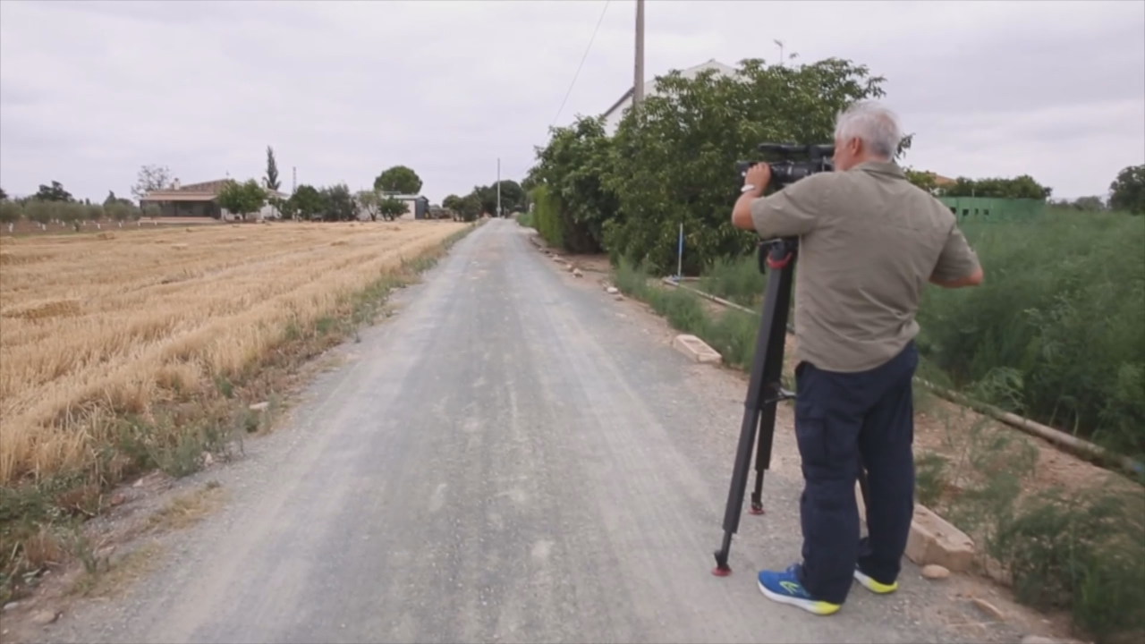 Zona onde apareceu o cadáver da muller nas proximidades da vivenda da parella en Antequera