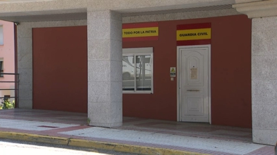 Posto da Garda Civil en Moaña (Arquivo TVG)