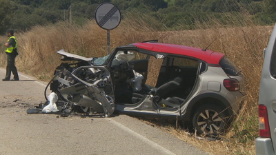 Imaxe de arquivo dun vehículo tras un accidente