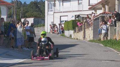 Carrilanas durante o descenso en Esteiro