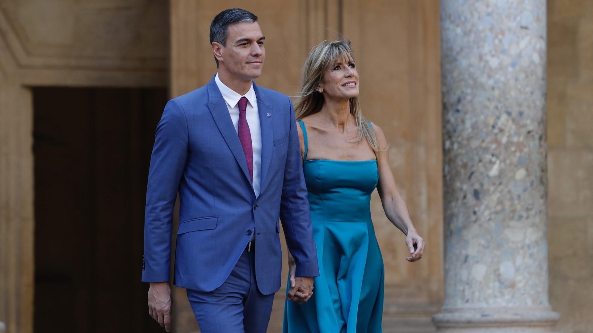 Imaxe de arquivo de Pedro Sánchez e Begoña Gómez (Álex Cámara / Europa Press)