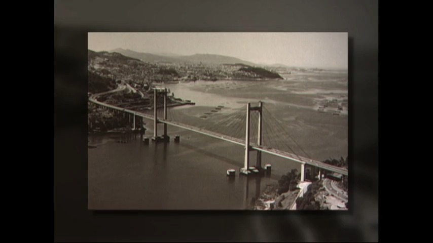 Foto da ponte de Rande feita por Magar (Arquivo TVG).