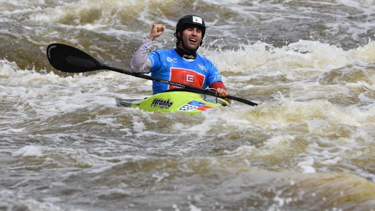 Manu Ochoa, nunha competición.