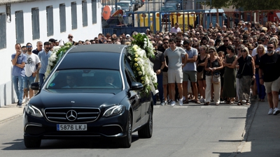 Funeral polo pequeno Mateo en Mocejón (EFE/Chema Moya)