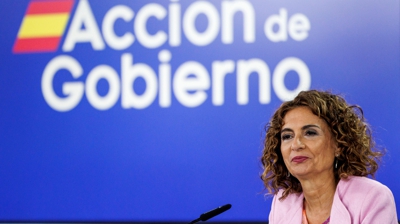 A vicepresidenta María Jesús Montero, responable de Facenda (EFE/Sergio Pérez)