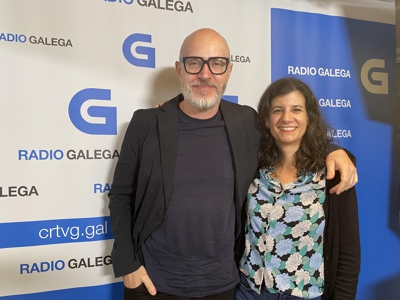 Baldur Brönniman, director titular e artístico da RFG, e Sabela García-Fonte, directora técnica