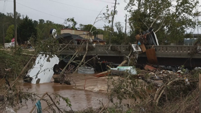 Corenta e catro persoas morreron no estado de Carolina do Norte, un dos máis afectados polo paso de Helene (Reuters)