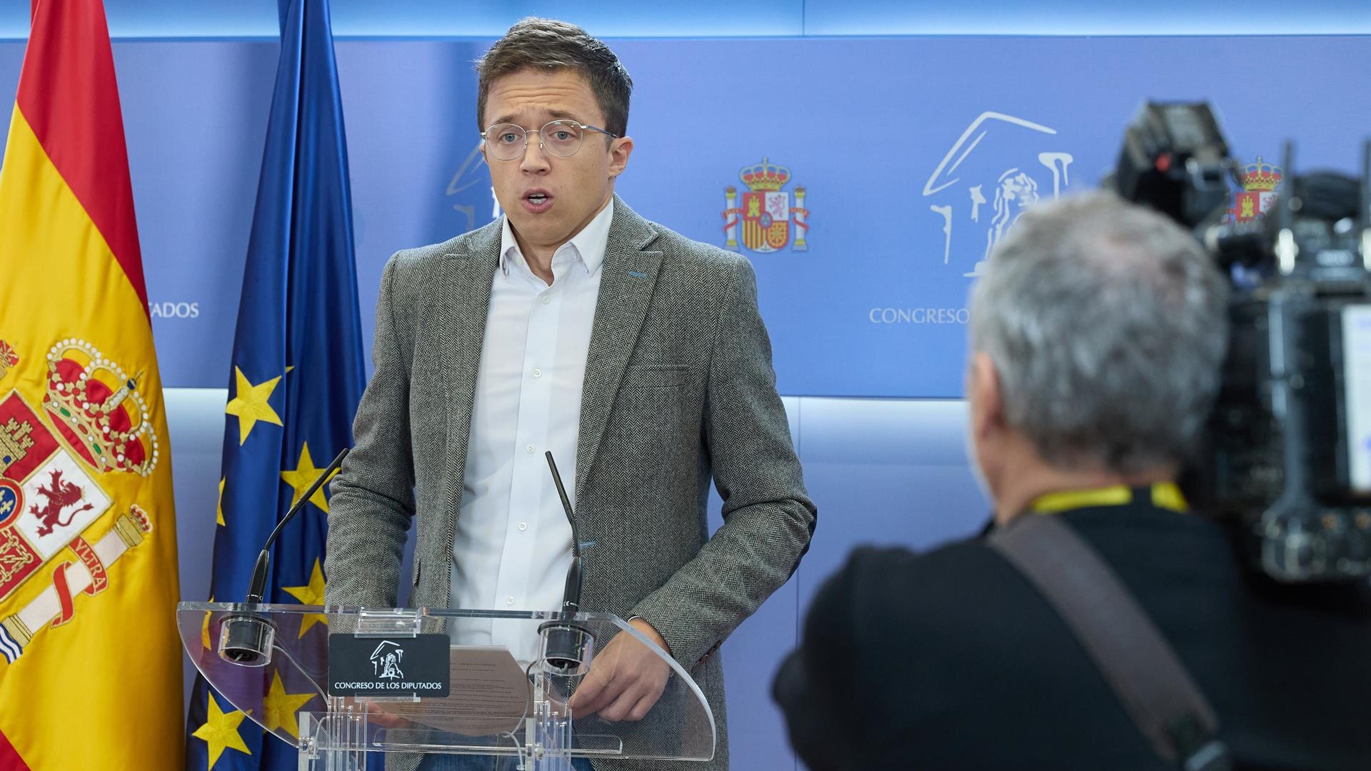 Íñigo Errejón, no Congreso dos Deputados, Jesús Hellín-Europa Press