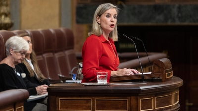 Verónica Martínez no Congreso o 8 de outubro de 2024 . Europa Press / Alejandro Martínez Vélez