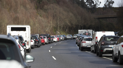 Foto de arquivo dun accidente na A-52 / EP