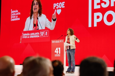 María Jesús Montero no Congreso do PSOE en Sevilla este sábado