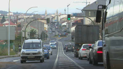 Imaxe en directo da Avenida Alfonso Molina, na Coruña