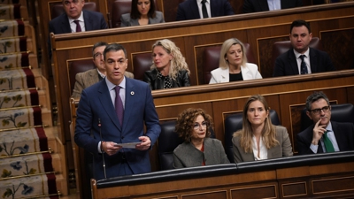 O presidente do Goberno, Pedro Sánchez, intervén durante un pleno no Congreso dos Deputados, ao 11 de decembro de 2024, en Madrid (España)  (Fernando Sánchez / Europa Press)