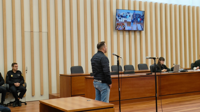 Juan Carlos Santórum, ante o tribunal da sección quinta da Audiencia Provincial de Pontevedra, con sede en Vigo, ao 23 de abril de 2024 (Foto de arquivo/EuropaPress)