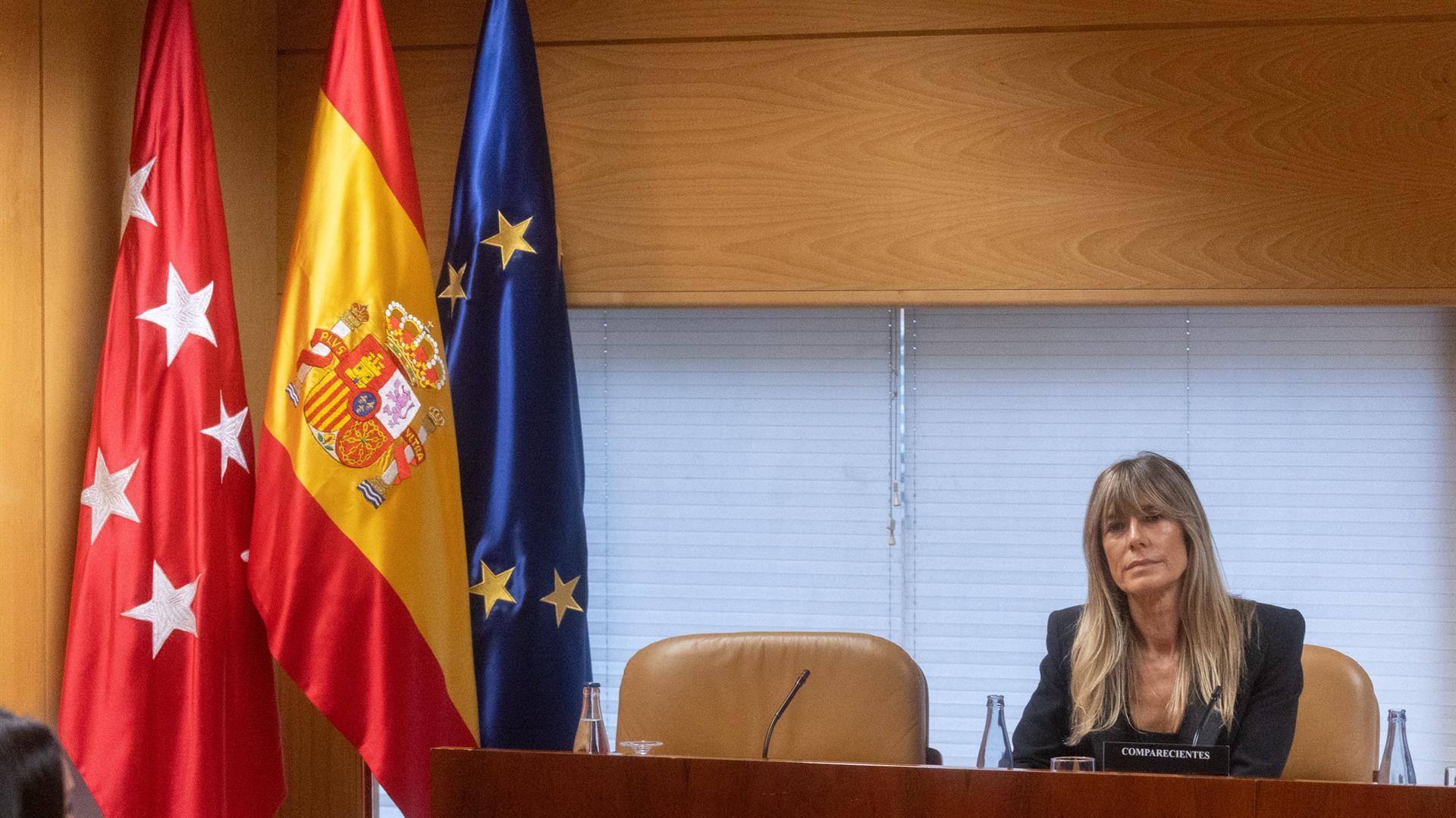 Begoña Gómez durante a súa comparecencia na comisión de investigación da Asamblea de Madrid. (Eduardo Parra - Europa Press - Arquivo)