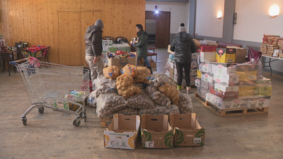 Voluntarios de Cáritas na Parroquia de Santa Teresita en Ourense