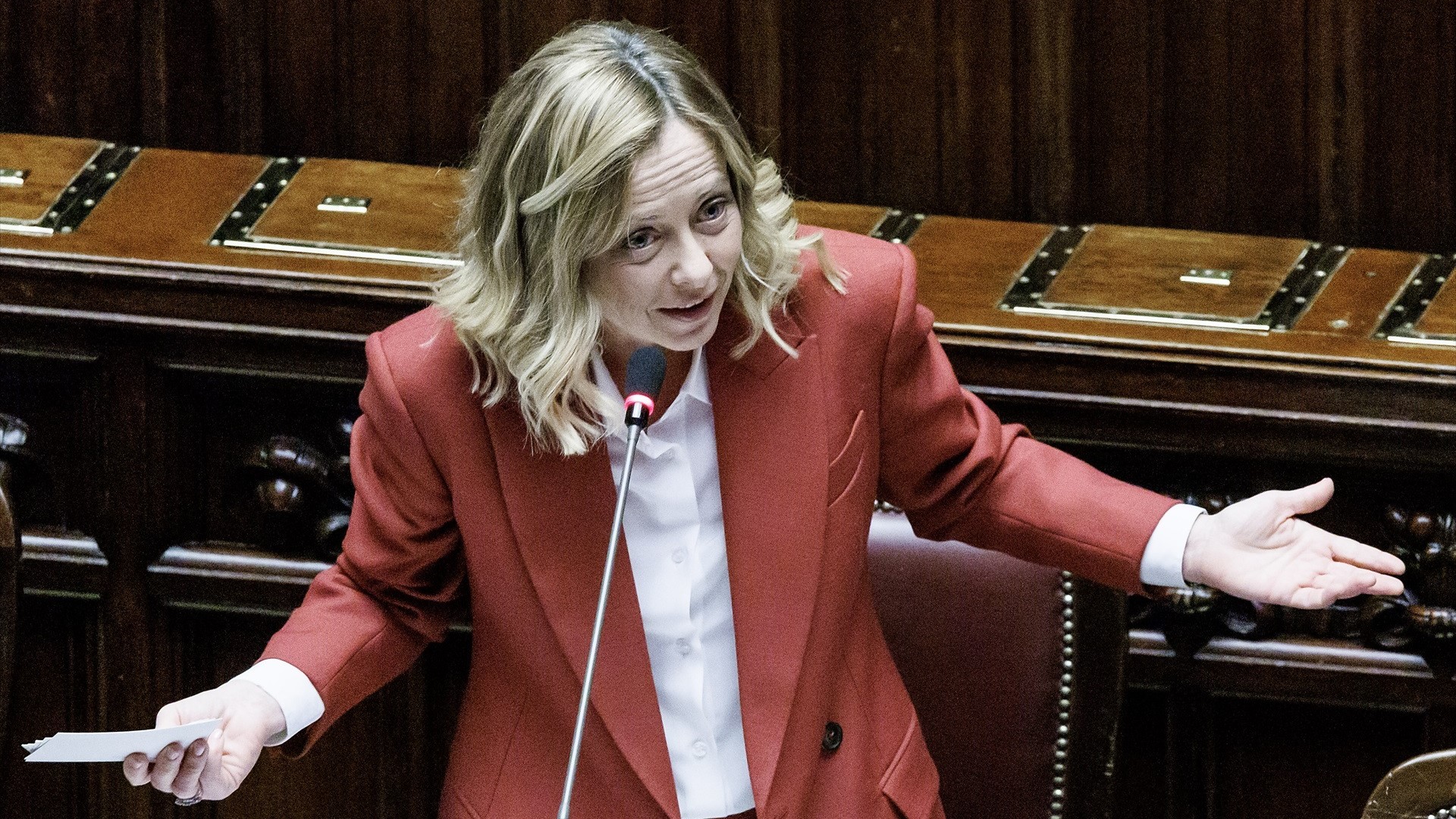 A primeira ministra, italiana Giorgia Meloni (Roberto Monaldo/LaPresse via ZUM/DPA/EuropaPress)