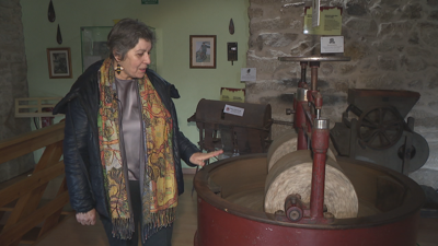 Rosa Casares, membro do Consello Asesor do museo e filla do último chocolateiro de Teimende (TVG)