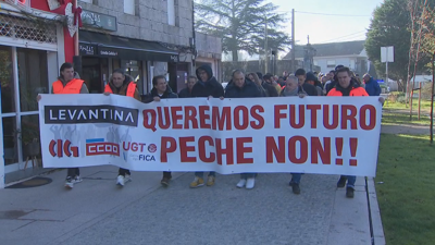 Protesta dos traballadores de Levantina