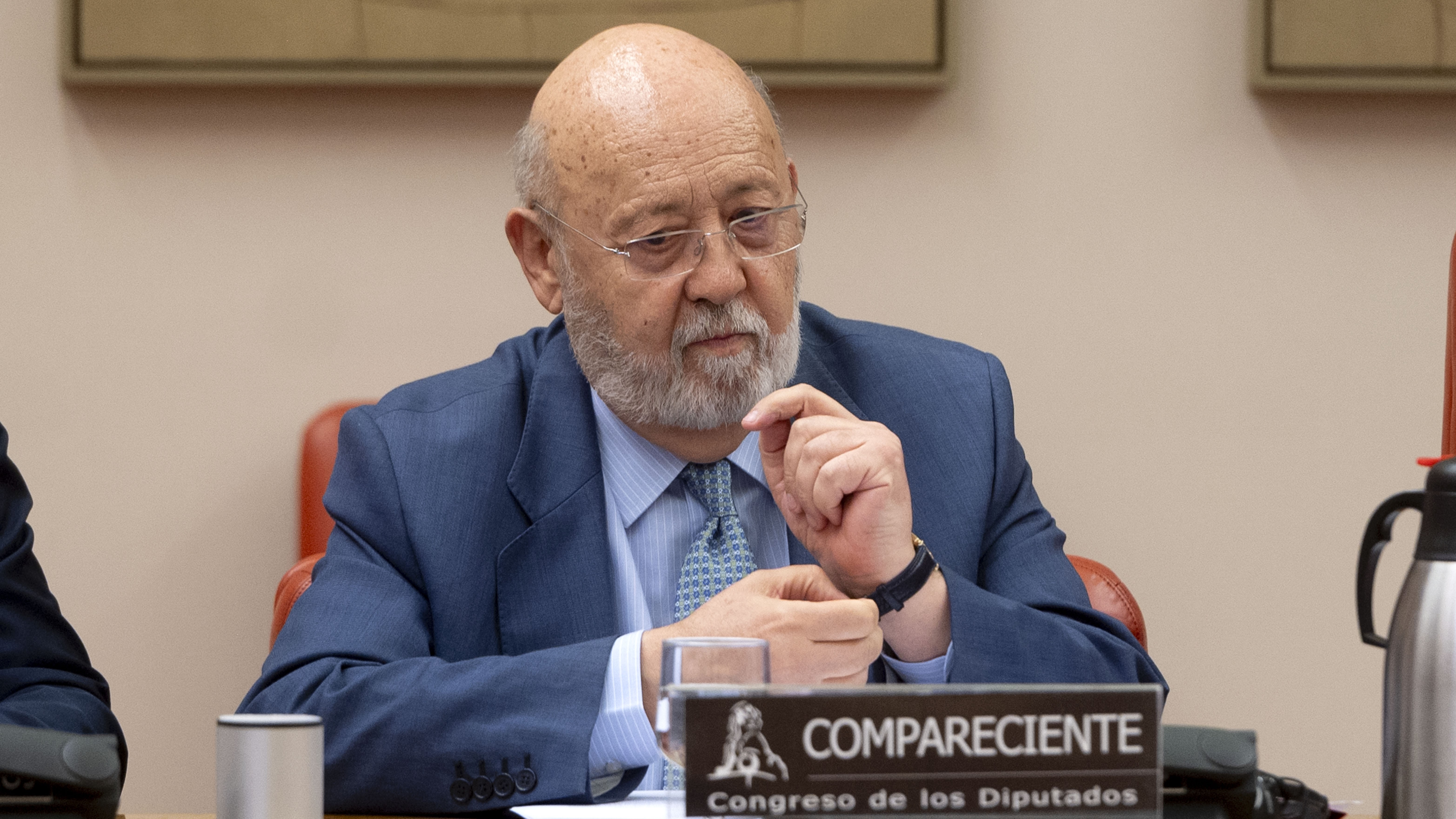 O presidente do Centro de Investigacións Sociolóxicas (CIS), José Félix Tezanos, nunha comparecencia no Congreso o pasado mes de setembro (Alberto Ortega/Europa Press)