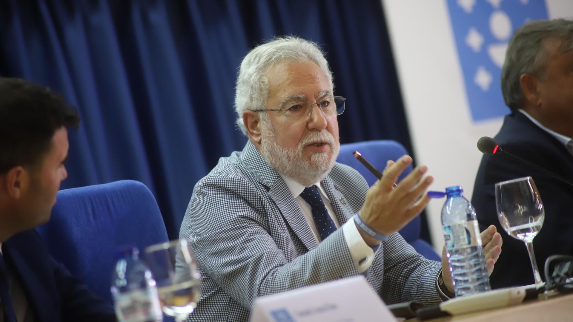 O presidente do Parlamento, Miguel Santalices, nunha foto de arquivo (Europapress)